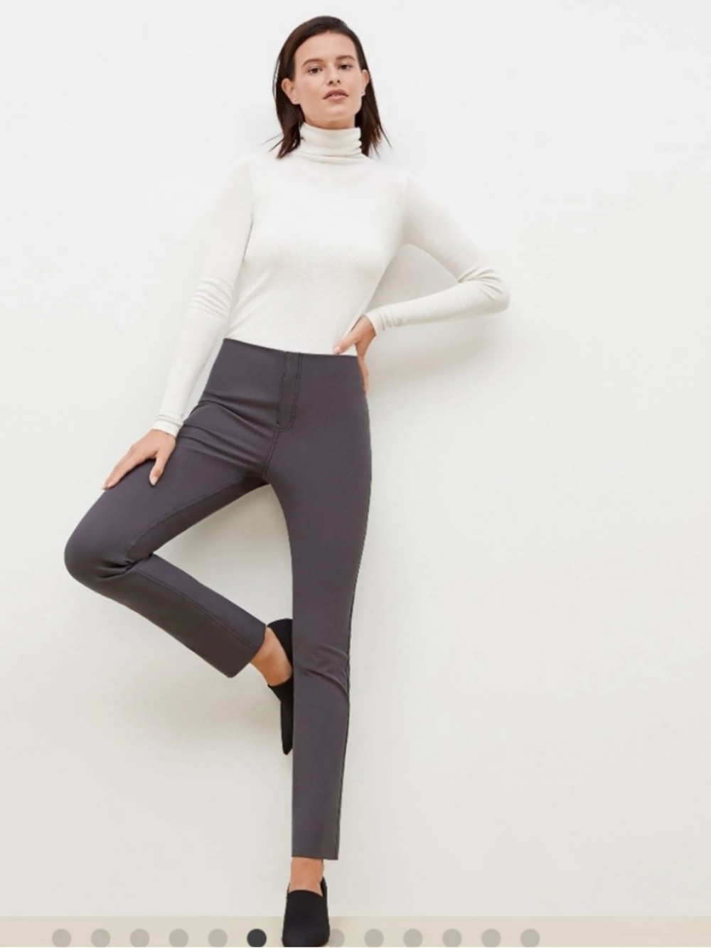 MM.LaFleur The Hockley 2.0 Pant in Cool Charcoal Gray NWT